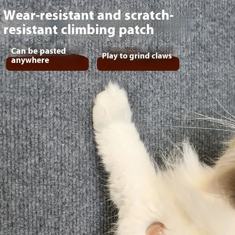 Autoadhesivo de pared antiarañazos para gatos, sofá, bricolaje, protección contra arañazos, patas, alfombra afilable, tablero para rascar para gatos - imagen 3