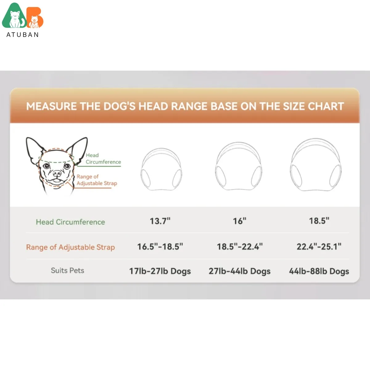 ATUBAN casco y gafas de sol para perros, protección UV, sombrero deportivo para perros grandes, a prueba de viento, a prueba de nieve para montar mascotas - imagen 4