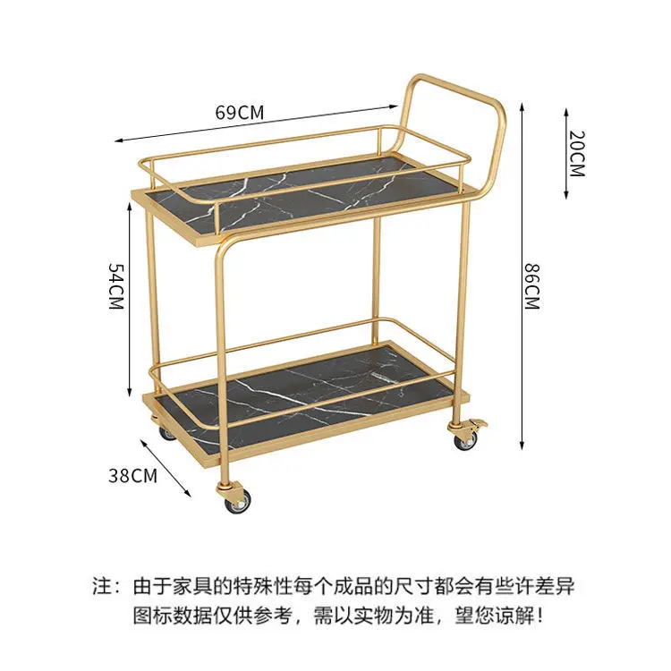 Carrito dorado nórdico de lujo para gatos y perros – Transporte móvil - imagen 5