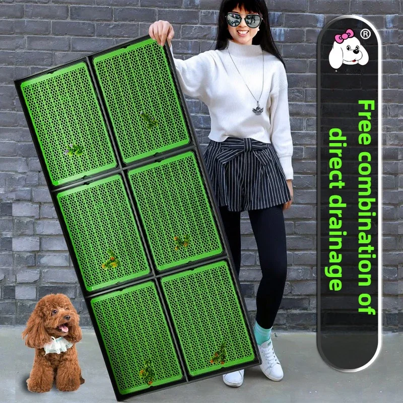 Inodoro para perros grandes con pared envolvente y alfombrilla - imagen 4