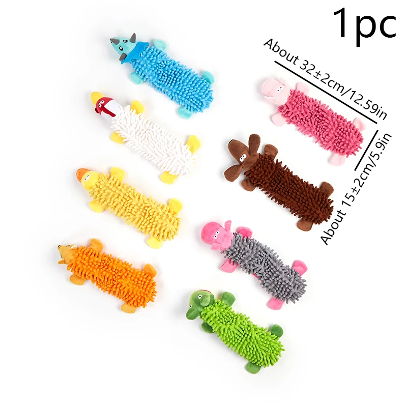 1 divertido juguete con forma de animal con sonido chirriante, que proporciona juegos interactivos diarios y relajación para perros. - imagen 2