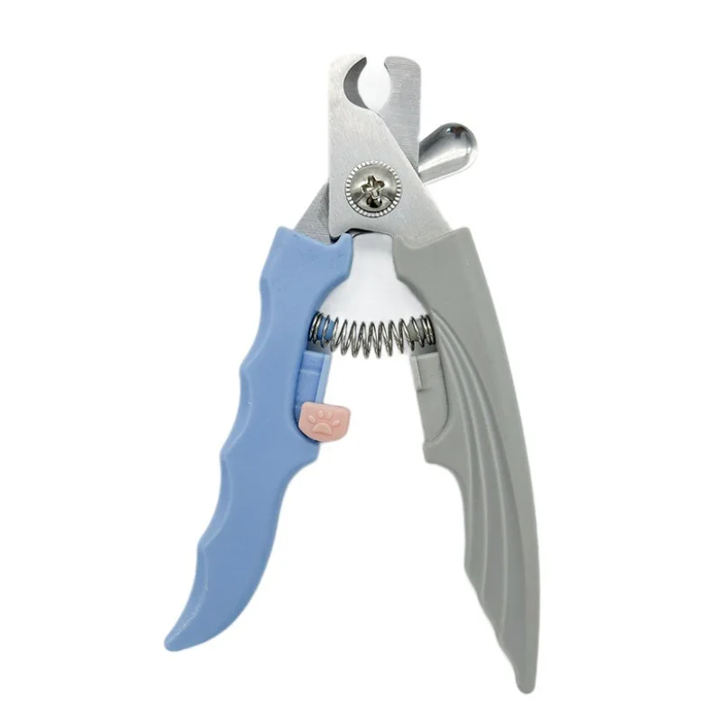 Nuevo cortaúñas para mascotas para gatos y perros, herramienta de aseo de acero inoxidable con protector de seguridad, recortador profesional - imagen 5