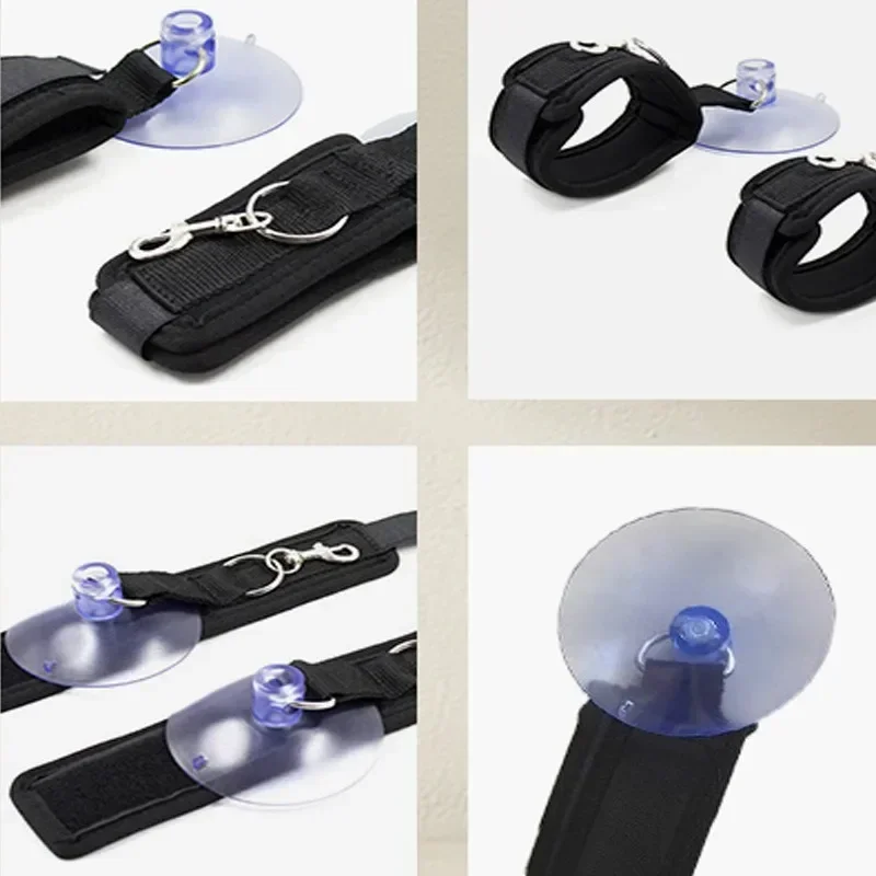 Bucles ajustables de tracción para gatos y mascotas, gancho de sujeción de succión, cuerda de aseo para ducha, taza de baño, accesorios para mascotas, fijador de baño para perros - imagen 4