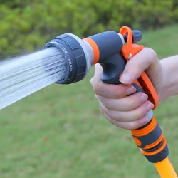 Pistola de riego 8 modos para jardín y terraza – Pulverizador alta presión ajustable