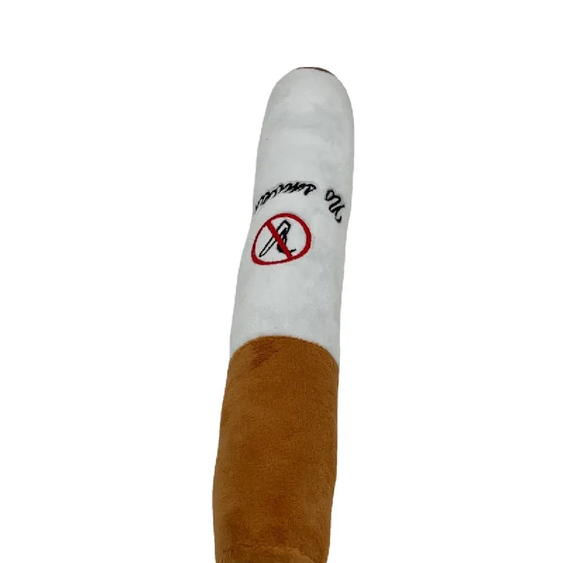 Juguete vendedor caliente del sonido de la felpa del animal doméstico del cigarrillo blanco, juguete interactivo de la mordida del juguete del perro cigarro - imagen 3