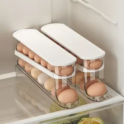 Organizador de huevos bicapa para nevera – Dispensador apilable