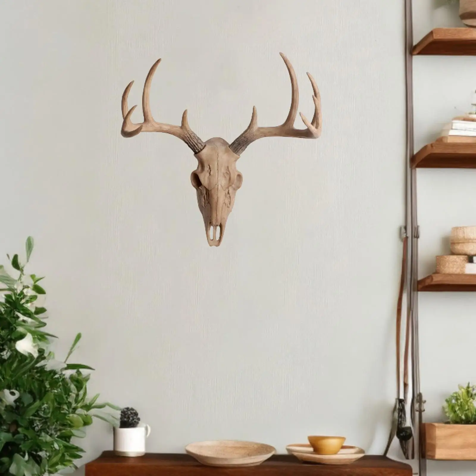 Animal Heads Wall Decor,Sheep Skull Head Wall Decor,Animal Figurine, Head Wall Decor,Resin Statue! Statue