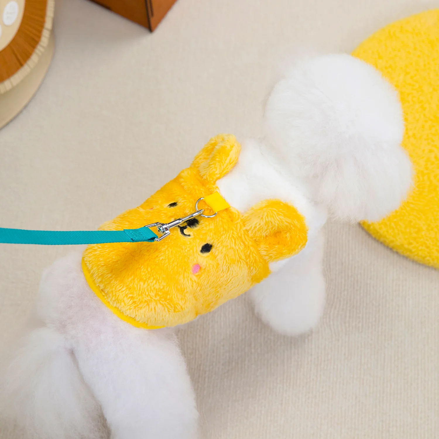 Abrigo de oso de peluche para mascotas, chaqueta de lana para perros, gatos y perros pequeños, ropa de otoño e invierno - imagen 4