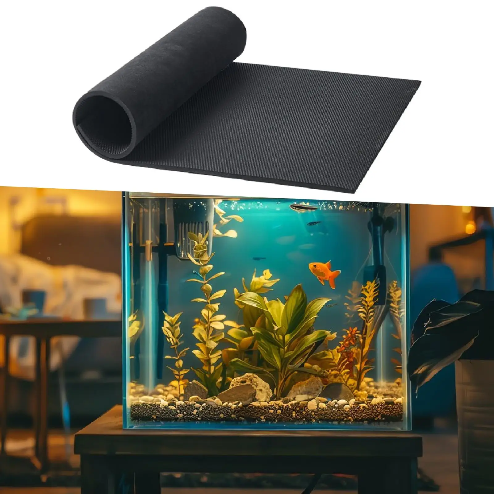 Aquarium Leveling Mat Fish Tank Pad,Tank Base Cushion,Aquarium Desktop,Protector