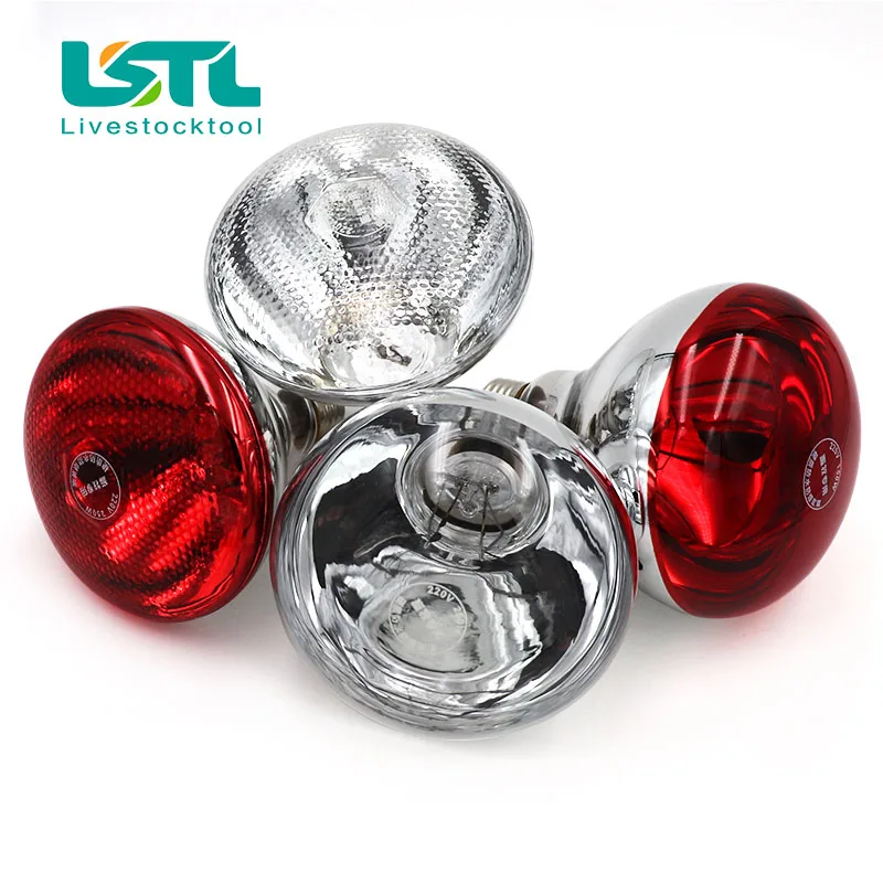 Bombilla de calefacción para animales de ganado, 220V, preservación térmica, rayos infrarrojos de calor para reptiles, anfibios, mascotas, 100/150/200/275W - imagen 3