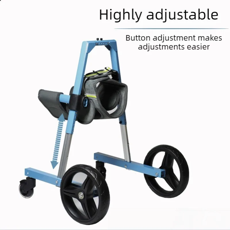 Silla de ruedas para perros con soporte delantero, movilidad asistida - imagen 4