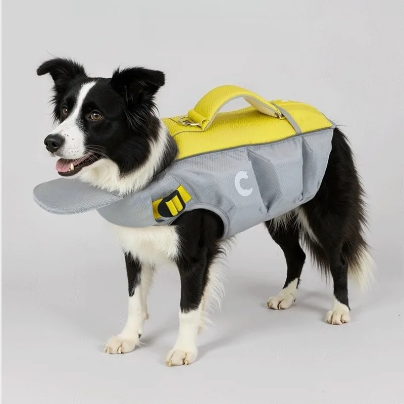 Chaleco salvavidas para perros, flotabilidad mejorada, traje de baño de verano para la playa, chaleco de seguridad, productos de protección para surf, accesorios para chalecos salvavidas para mascotas - imagen 3