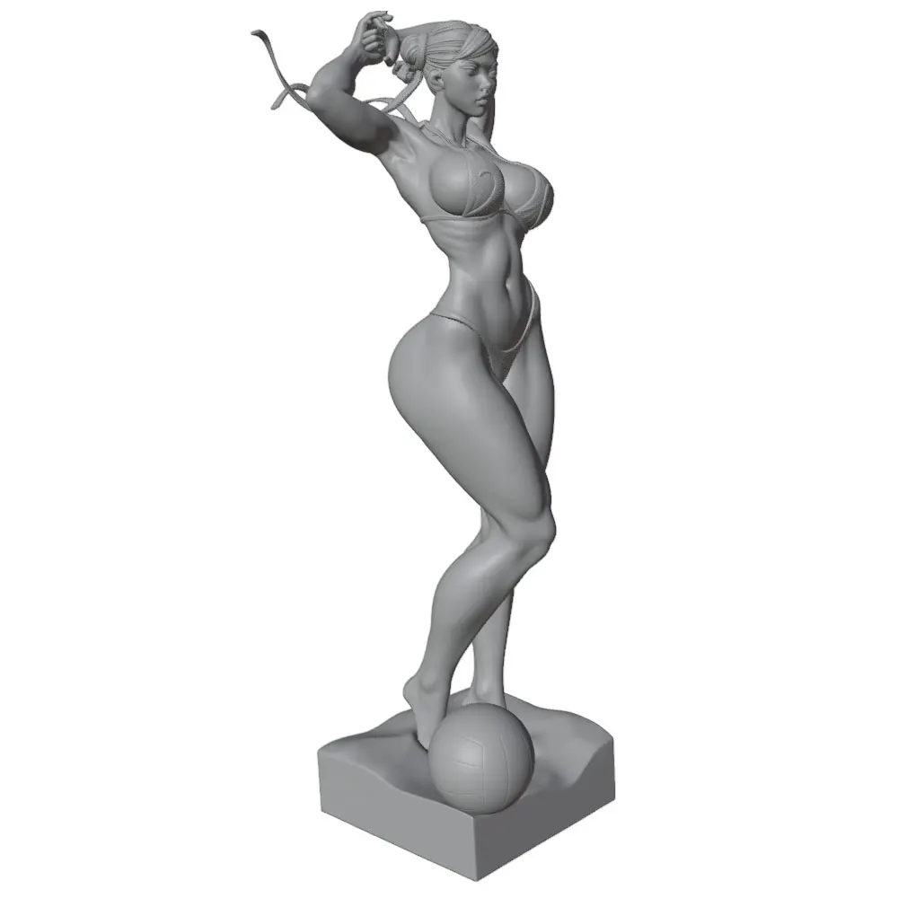 Kit de miniatura de resina 1/24 para coleccionistas – Figura para pintar - imagen 3