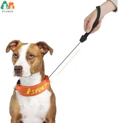 Correa retractil y collar para perros grandes con cuerda incluida