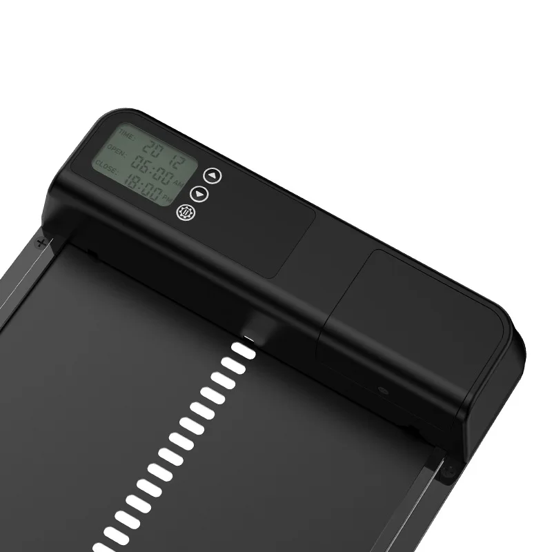 Puerta de inducción para mascotas IPX3, resistente al agua, aleación de aluminio, elevación Regular de la pantalla de visualización, puerta automática para gallinero y nido de pollo - imagen 5