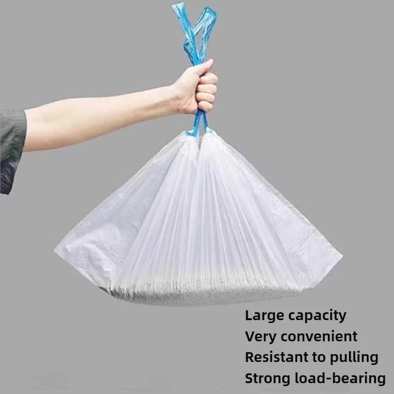 Bolsa de arena para gatos con cordón, bolsas de arena para gatos de gran capacidad, accesorios para gatitos, caja de arena, bolsa de basura, suministros de baño para gatitos y mascotas - imagen 2