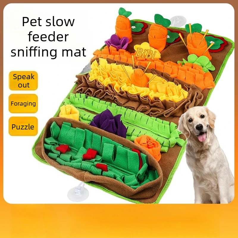 Alfombra olfativa para perros de lana polar – alimentación lenta - imagen 5