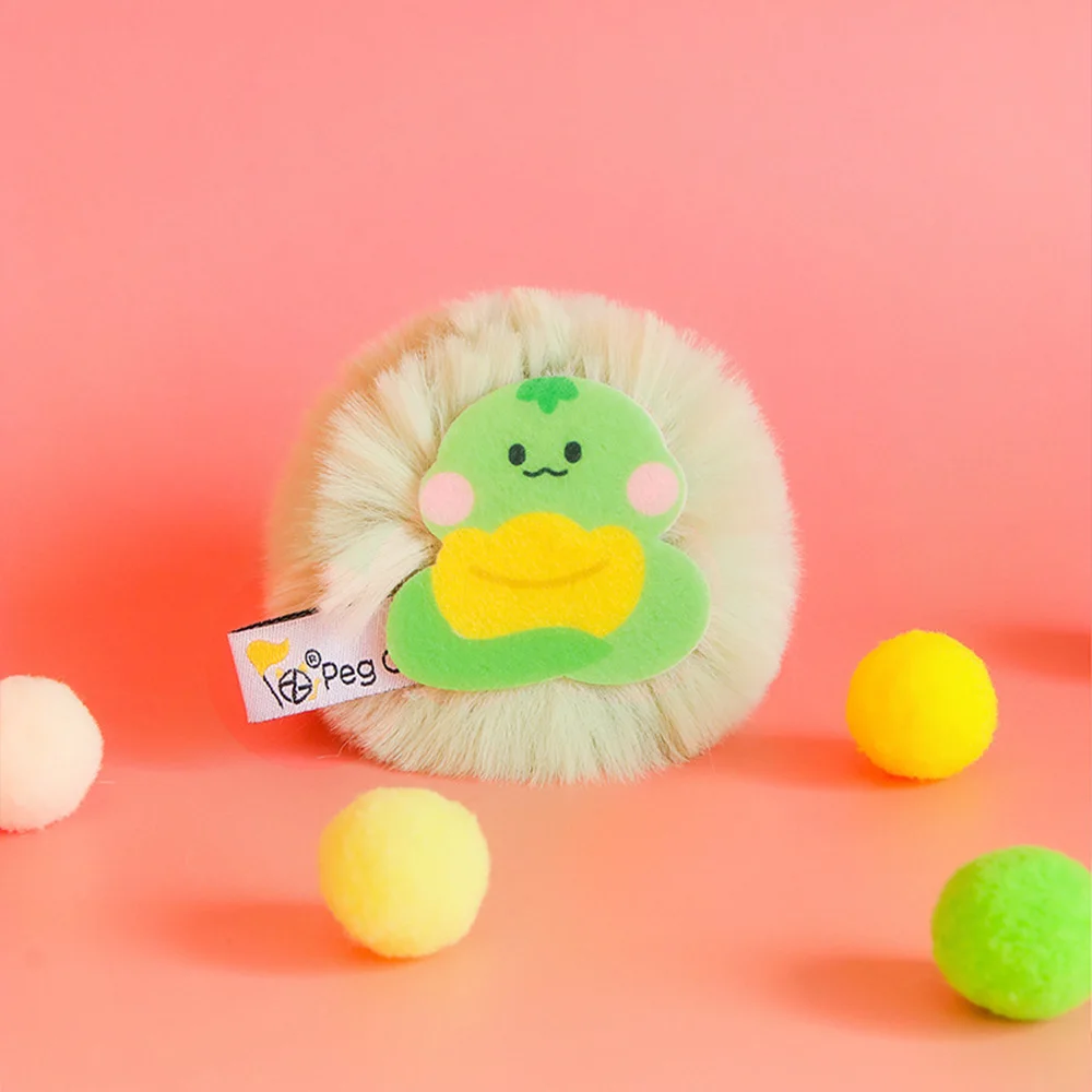 Lindos juguetes autoadhesivos para gatos con bolas de peluche: con hierba gatera y piedras sonajeros, juguetes interactivos para gatos para mantener los gatos entretenidos, suministros para mascotas - imagen 4