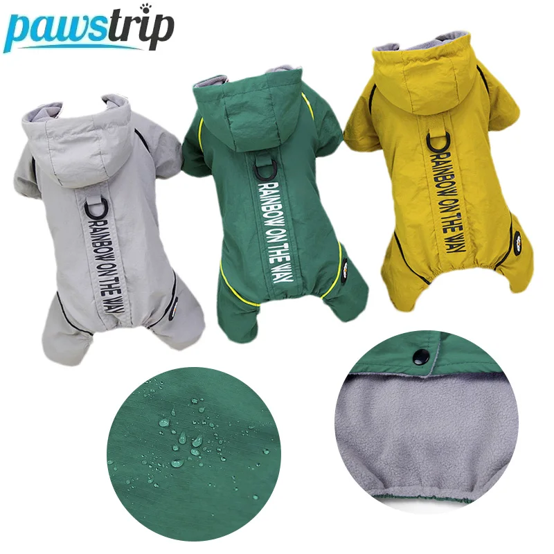Mono cálido de invierno para perros, abrigo impermeable para perros pequeños y medianos, ropa para cachorros de escalada al aire libre, accesorios para perros