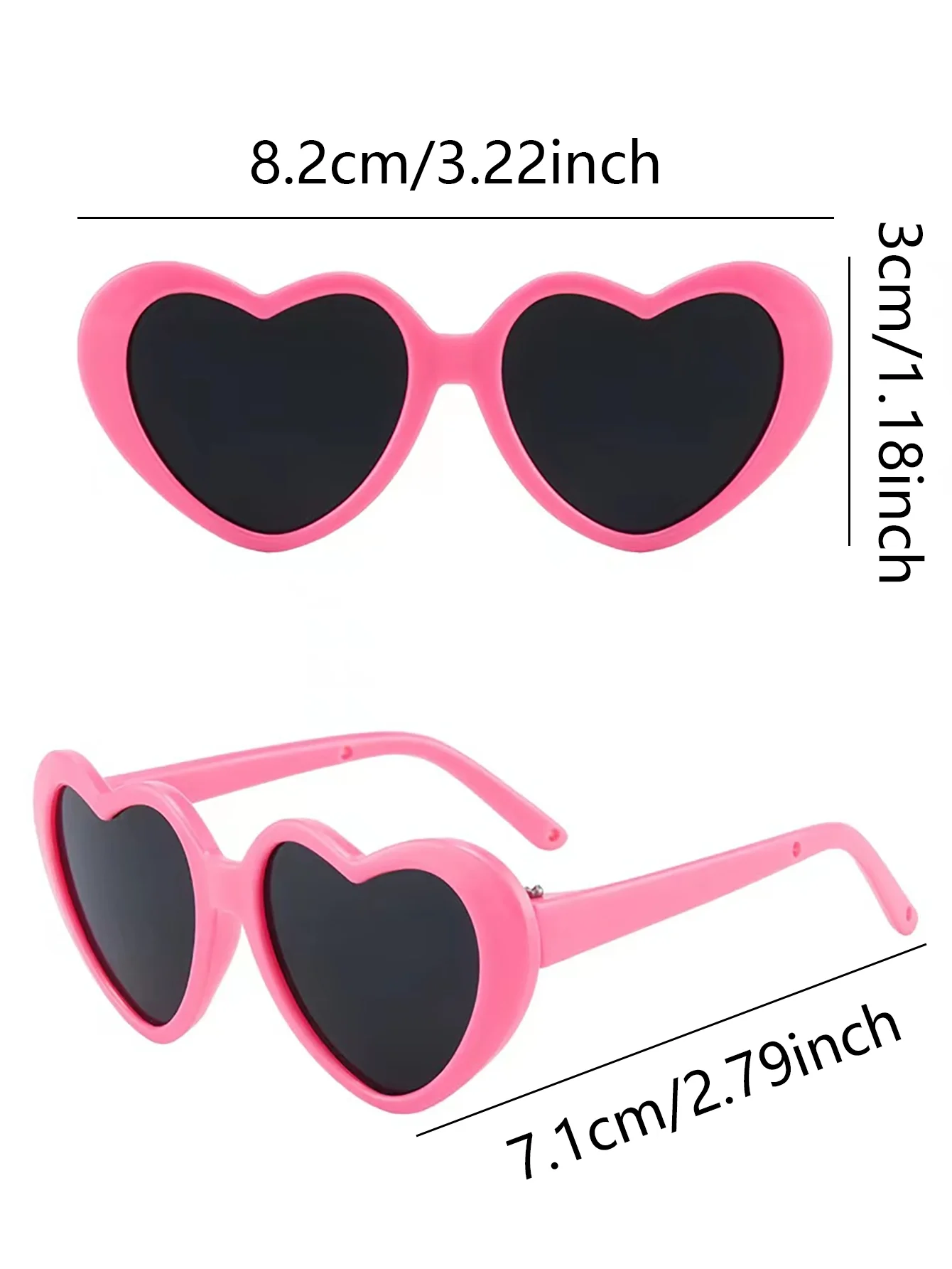 Gafas de sol corazón para gatos y perros mini – look divertido - imagen 5