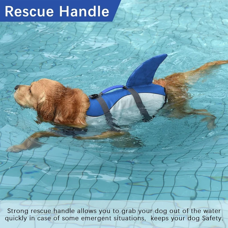 Chaleco salvavidas para perros y gatos – Flotador con asa - imagen 5