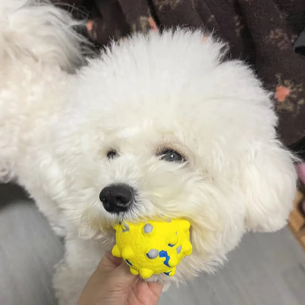 Juguete pelota para perros pequeños y medianos – limpia dientes - imagen 3