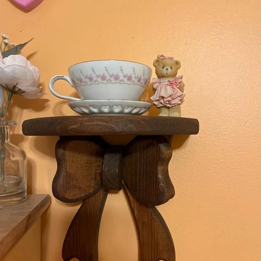 Soporte de exhibición de lazo de madera multifuncional: decoración perfecta de Halloween, Pascua y Acción de Gracias |   Scelta ideal para vivir - imagen 4