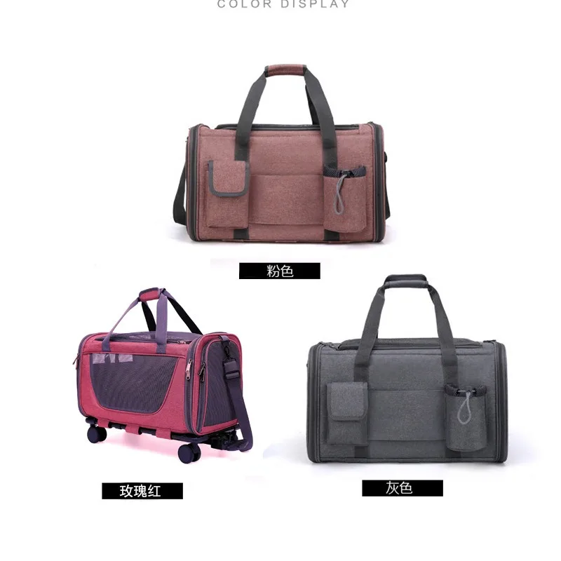 Transportín multifuncional para mascotas, cubierta de carrito portátil para salir, viaje, bolsa de aire para gatos, productos para mascotas, suministros, bolsas, accesorios - imagen 5