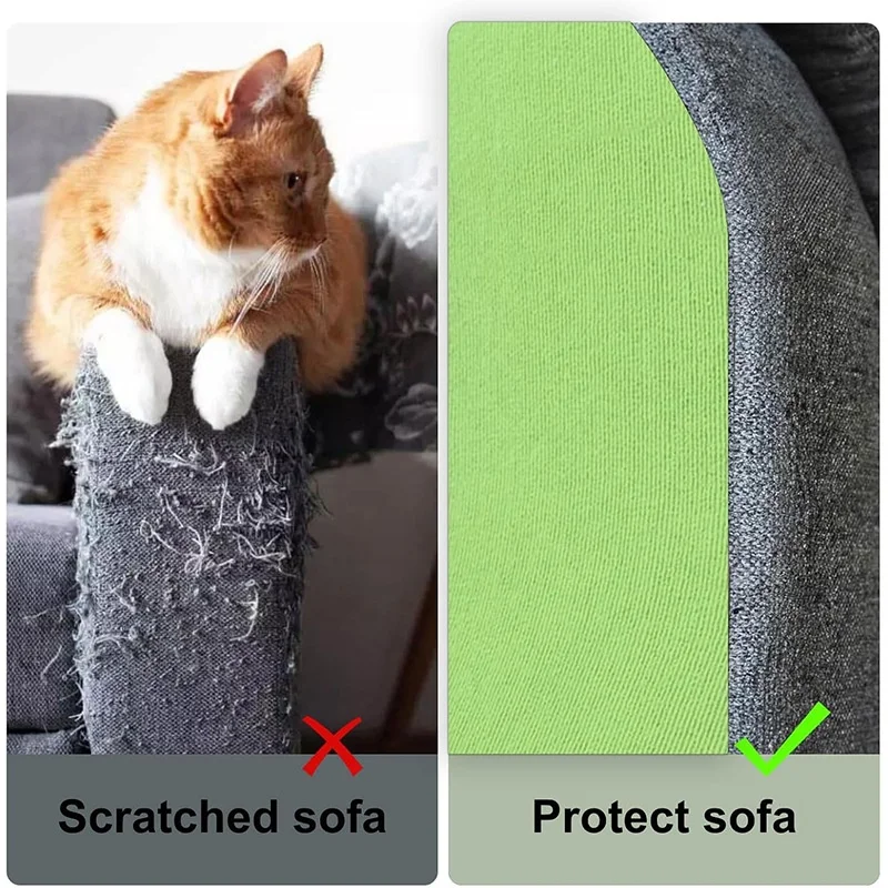 Protectores contra arañazos para sofá y gato, 8 tamaños, rascador para rascar árboles y gatos, Protector de sofá con pata, rascador para gatos, muebles para el hogar para mascotas - imagen 3