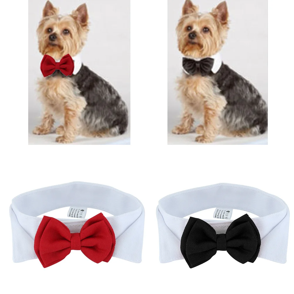 1 unidad de pajarita ajustable para mascotas, cachorros, perros y gatos, pajarita con lazo, decoración para vacaciones y bodas, accesorios de aseo - imagen 2