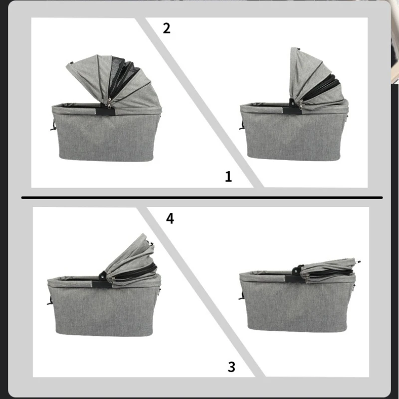 Bolsa plegable para perros y mascotas, bolsa de aire de viaje para mascotas, cesta para bicicleta, mochila de seguridad, jaula para gatos, suministros portátiles para perros de gran capacidad - imagen 2