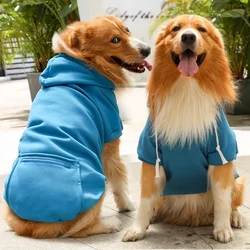 Sudadera con capucha para perro grande – prenda de lana otoño/invierno