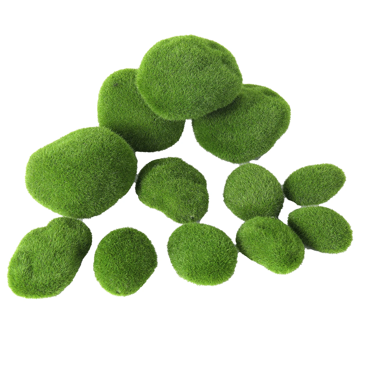 Musgo artificial verde decorativo para plantas de interior y jardín - imagen 4