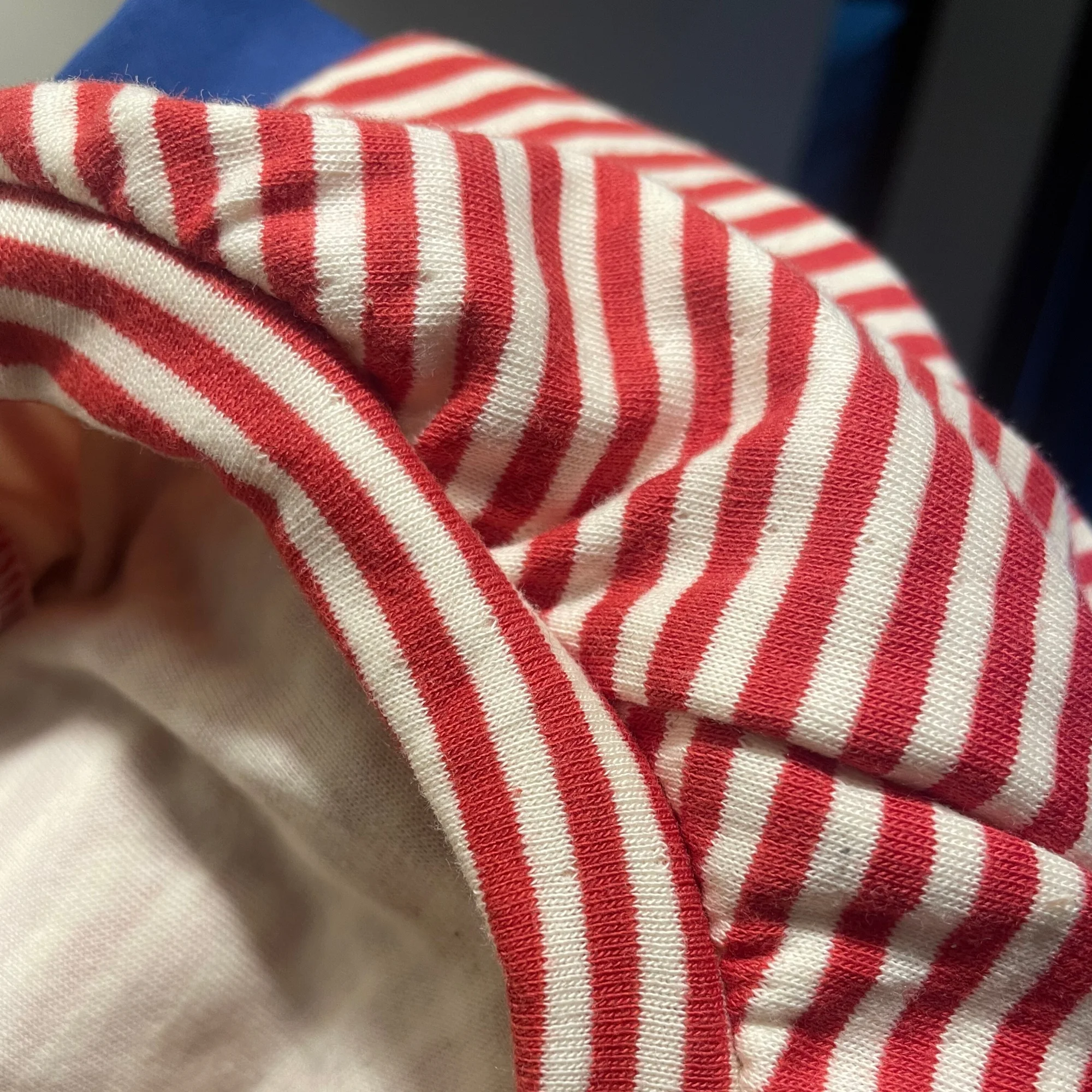 Camiseta azul de algodón a rayas de otoño para gato sin pelo, abrigo rojo suave y cálido de manga larga para pijamas de invierno Sphynx Cat para Devon Rex - imagen 5