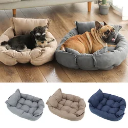 Sofá cama cálido 3 en 1 para perros y gatos pequeños medianos invierno