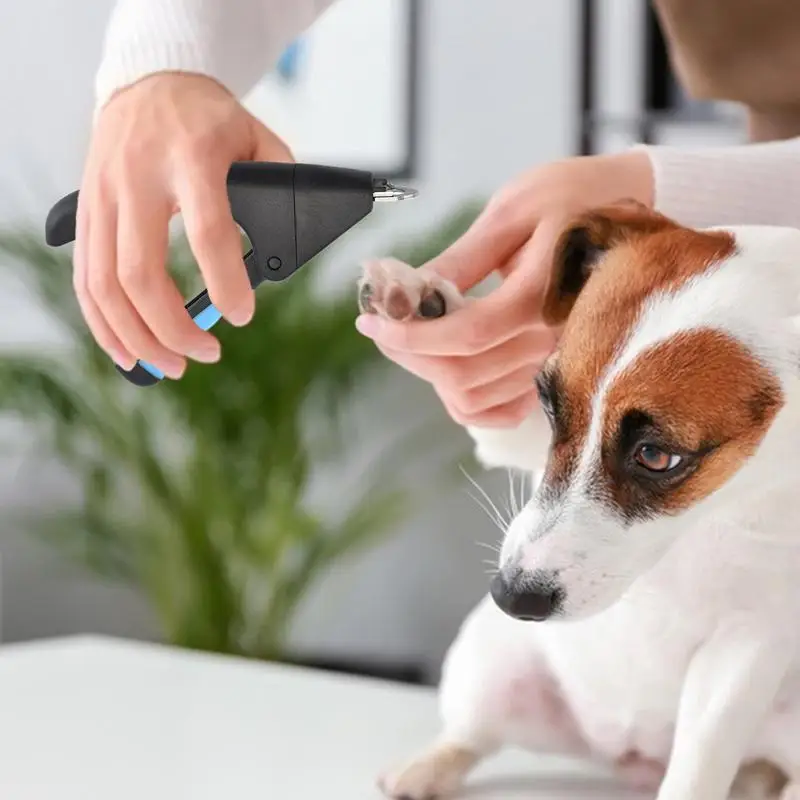 Cortaúñas inoxidable con diseño de resorte para mascotas, cortaúñas para gatos, recortador de uñas para perros, comodidad - imagen 5