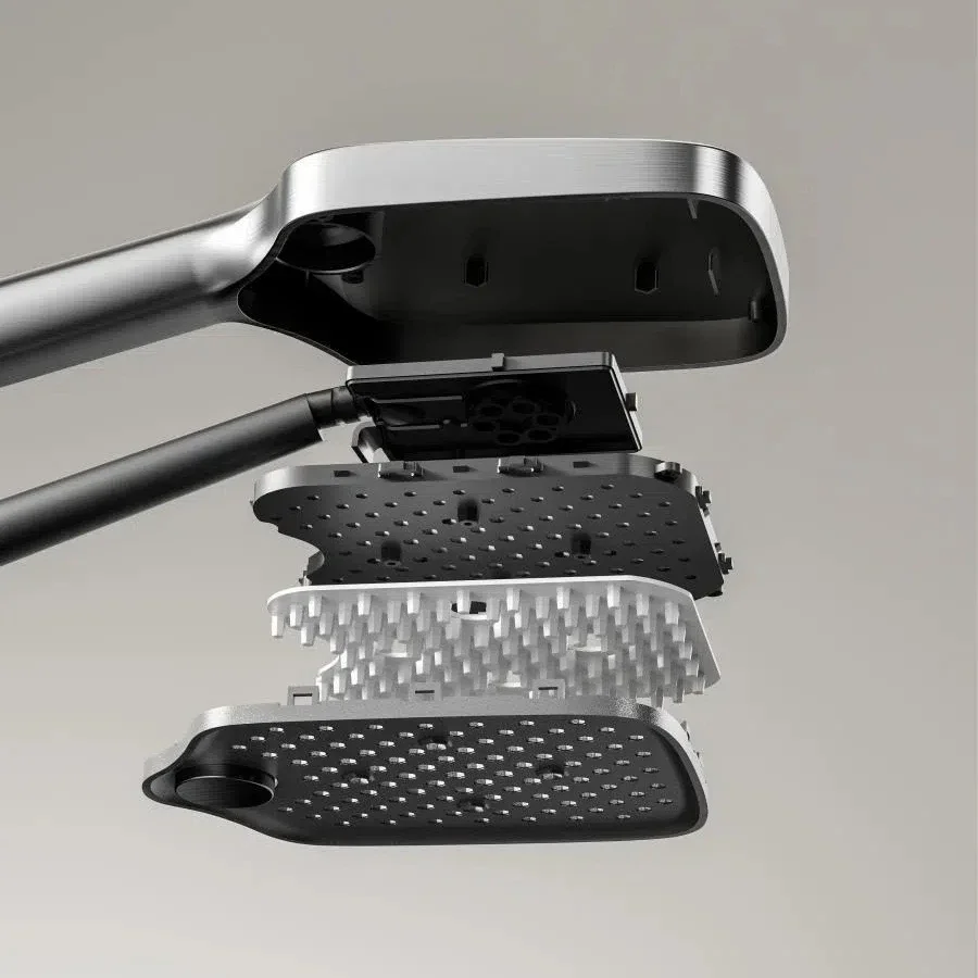 Juego de cabezales de ducha de baño con luces de estrellas completas, espejo de latón, Control de temperatura, grifo de bañera, pantalla Digital, ducha de agua - imagen 5