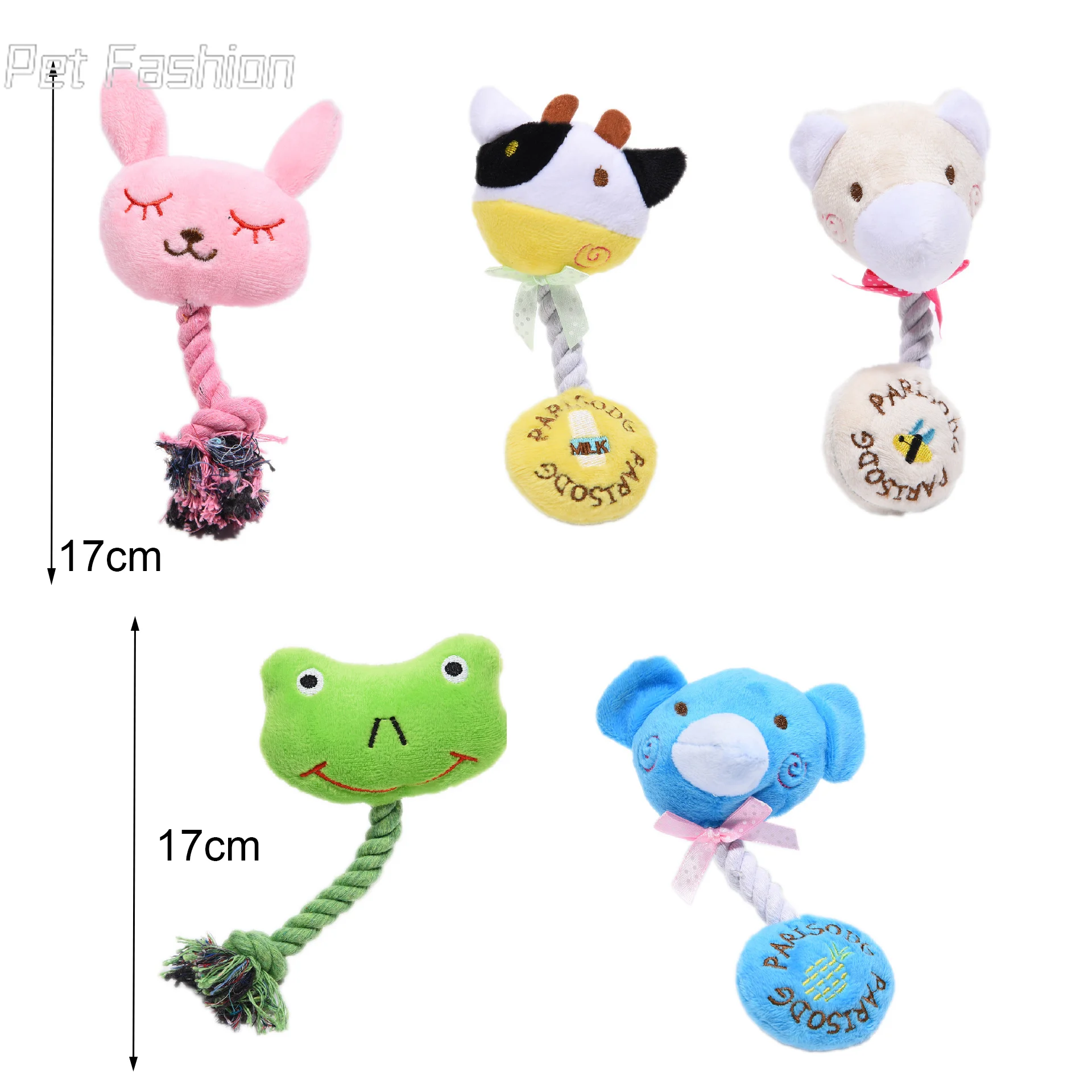 Cuerda de algodón para perros, cuerda Molar para perros, cuerda duradera resistente a mordeduras, juguetes para masticar, suministros de limpieza de dientes para mascotas, Meduim pequeño - imagen 2