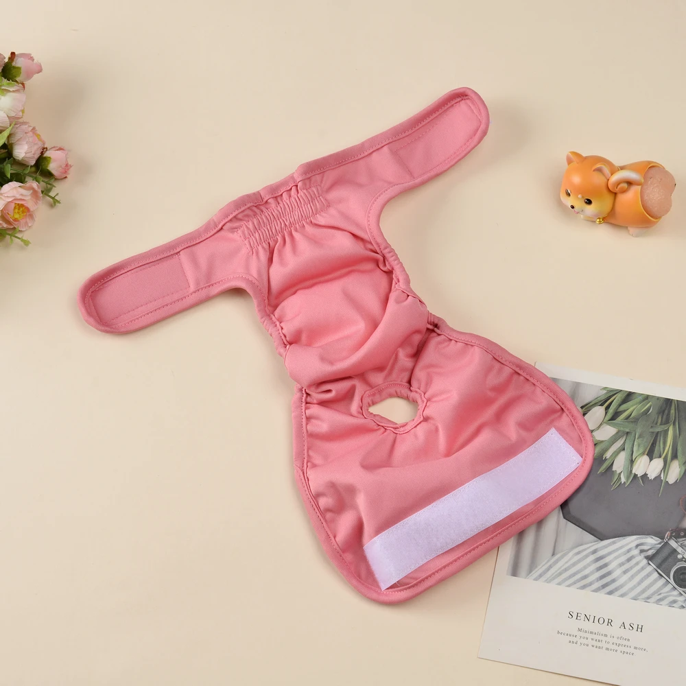 Pañales reutilizables para perros y mujeres, bragas lavables para el período Menstrual, pañales ajustables para perros pequeños y medianos, Beagle, 3 uds. - imagen 4