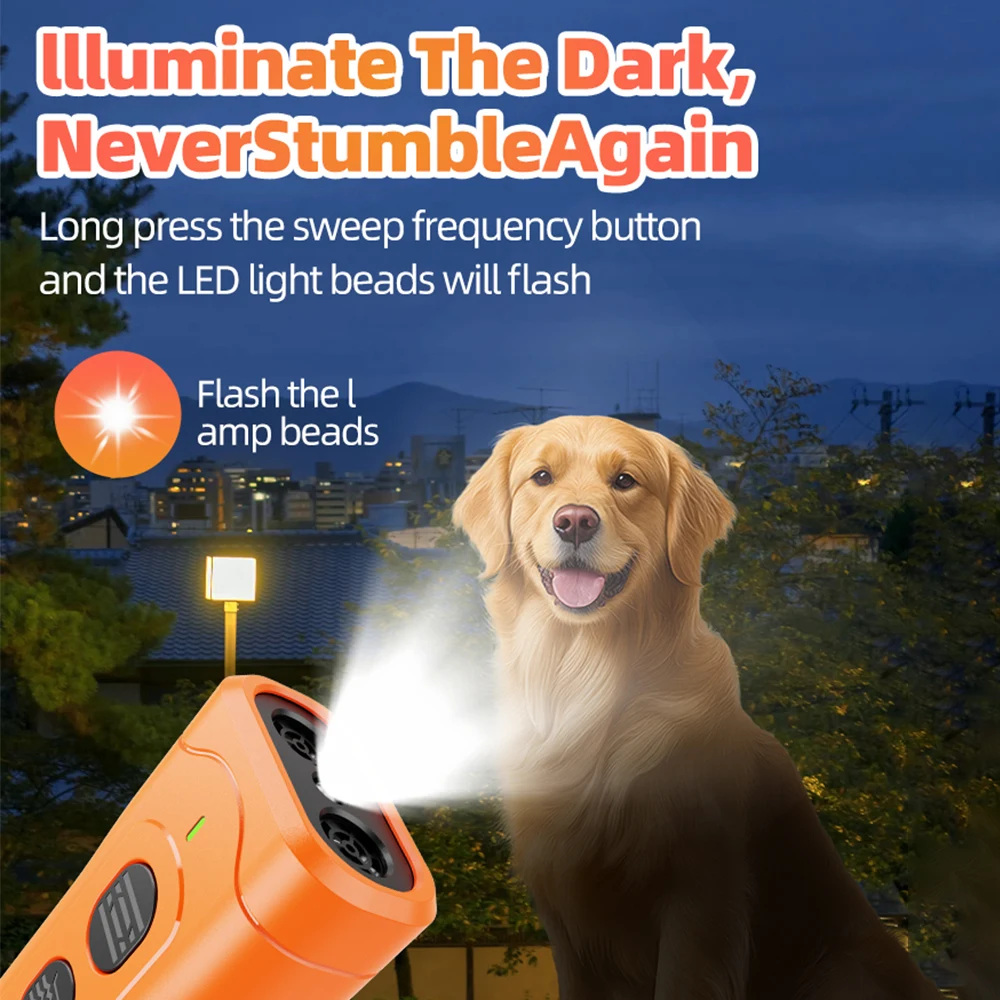 Antiladridos ultrasónico portátil para perro – Mini con doble cabezal - imagen 3