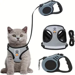 Arnés 3 en 1 con collar y correa para gato