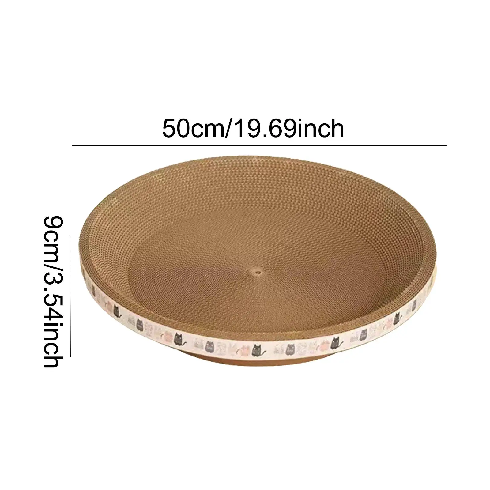 Cardboard Cat Scratcher Board Cat Bed for Indoor Cats Training Grinding Claw