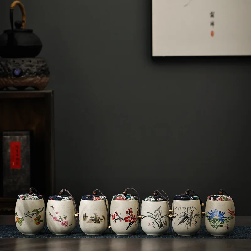 Pequeñas urnas de cremación de cerámica para cenizas humanas, cenizas de perros adultos,memorativas en miniatura, cenizas retro, ataúd personalizado - imagen 3