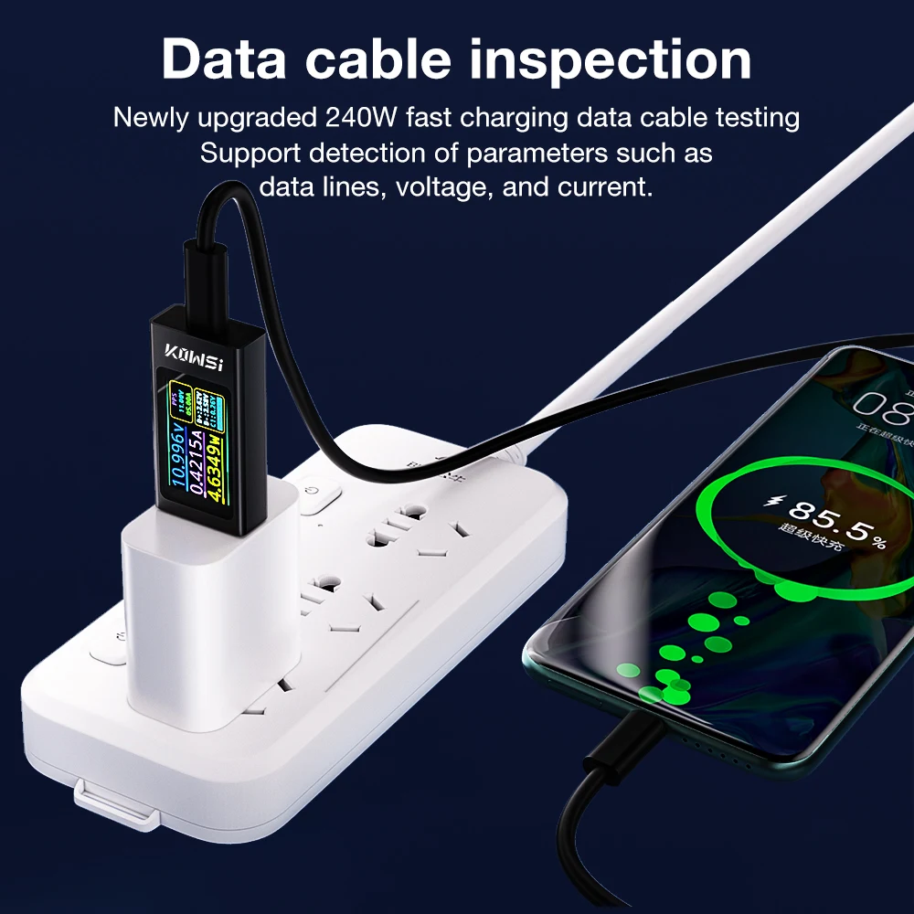 Probador de batería para gatos y perros – Medidor de voltaje y amperaje USB - imagen 4