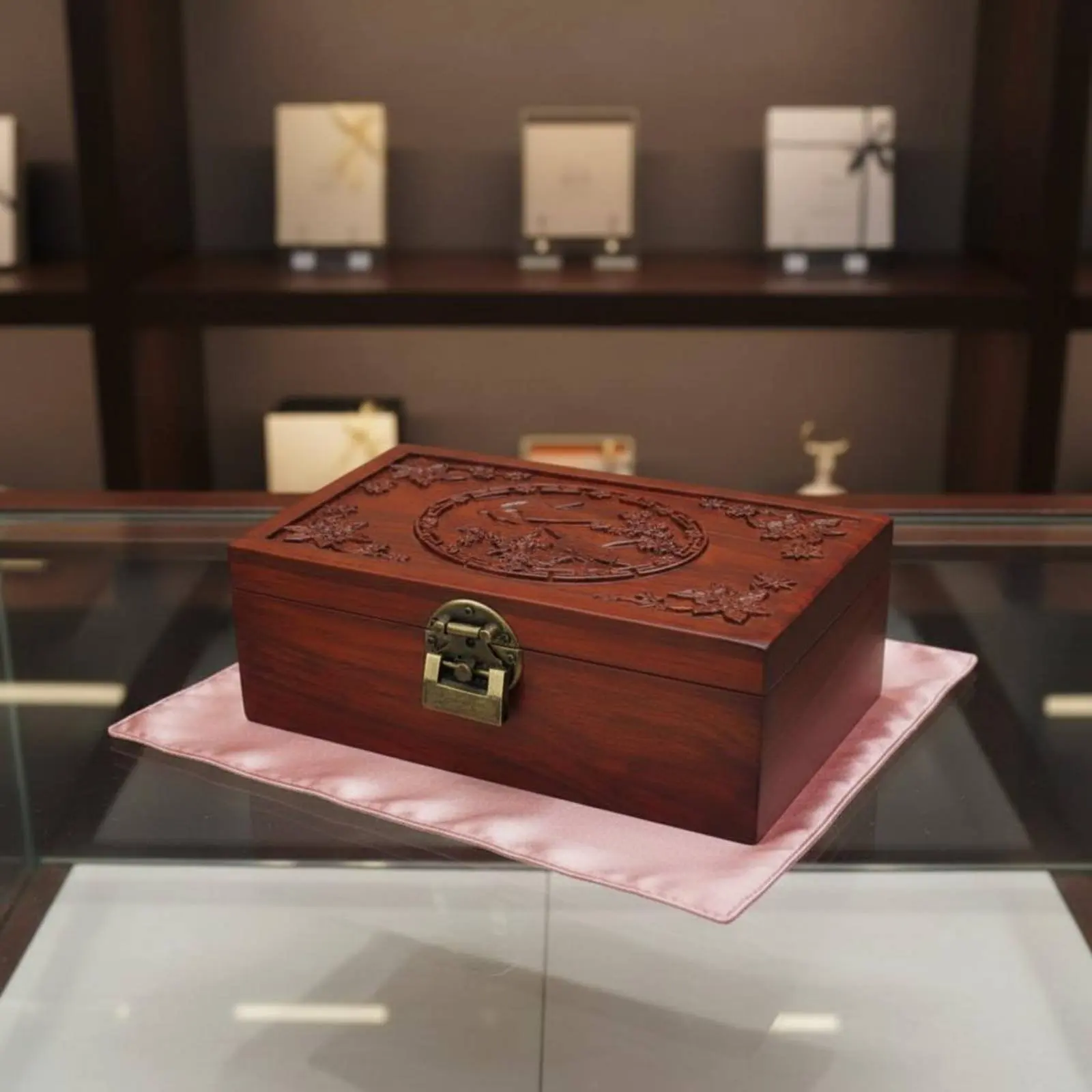 Caja de madera con cerradura – estuche recuerdos para gato y perro - imagen 4
