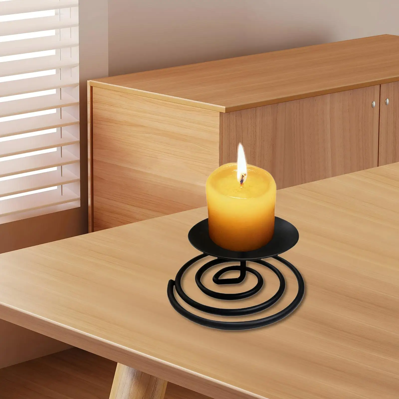 Candle Holder Candle Stand Stable Photo Prop Simple Candlestick Holder for