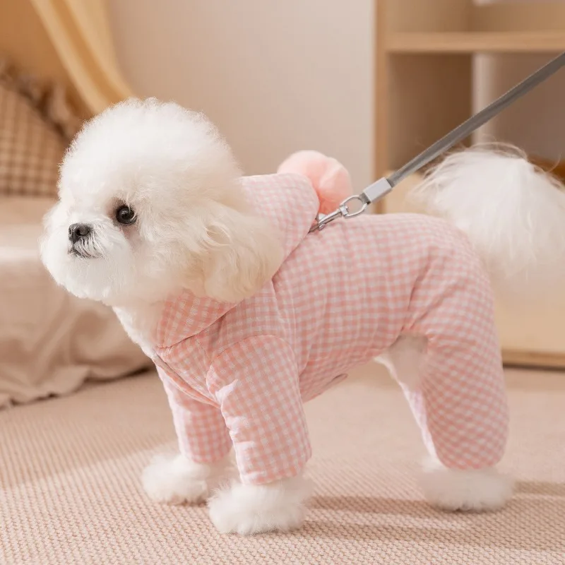 Mono de invierno con capucha para perros pequeños y medianos - imagen 2