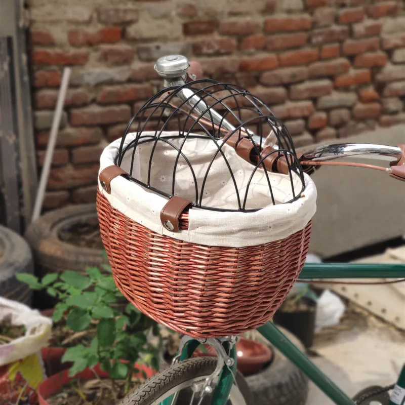 Cesta de transporte para perro en bicicleta con tapa y asiento - imagen 3