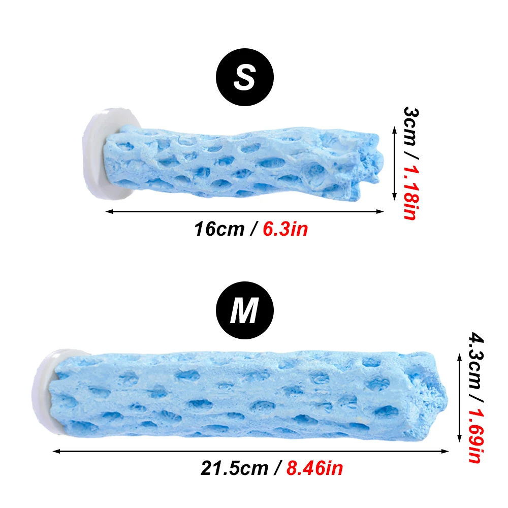Palo de pie duradero para loros, juguete de percha para loros y juguetes de masticación para mascotas, pájaro, pico, recorte de garra y accesorio de jaula de juego, 1 ud. - imagen 2