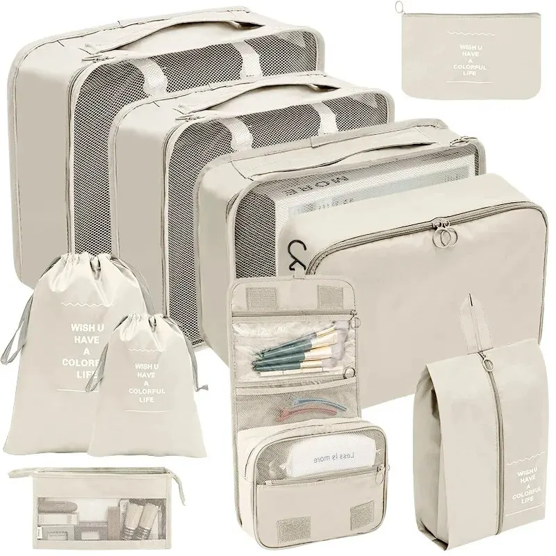 Set de bolsas organizadoras de viaje: 7 o 10 piezas - imagen 2